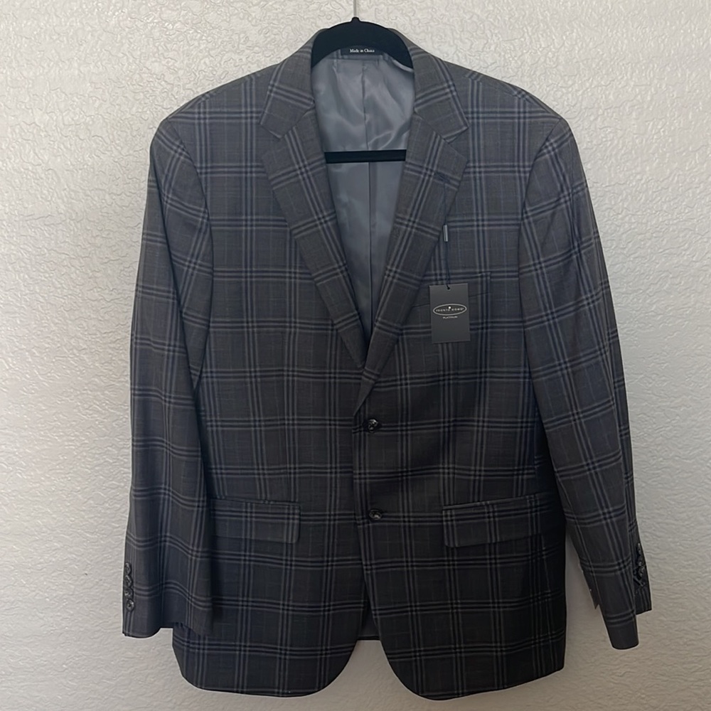 NWT grey & navy blazer